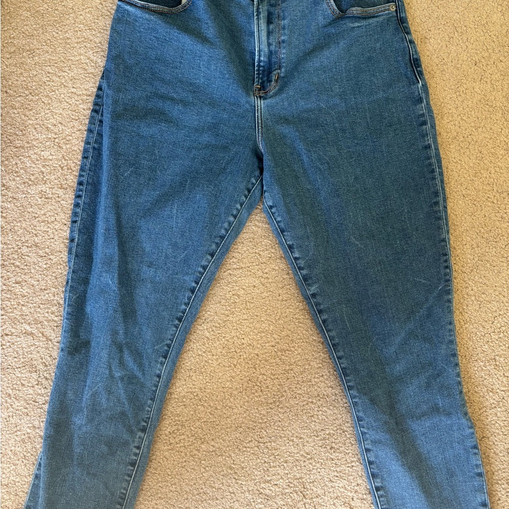 Abercrombie & Fitch High Rise Blue Jeans